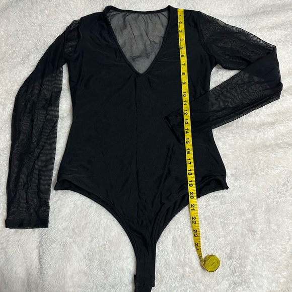 Klassy Network Mesh Back Bramisuit, Black XL - Picture 5 of 7